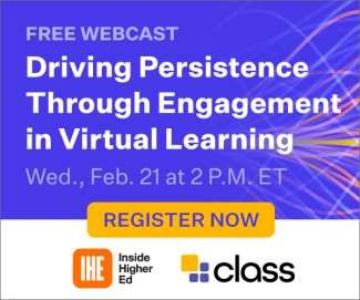 Driving Persistence Through Engagement in Virtual Learning