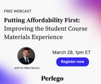 Putting Affordability First: Improving the Student Course Materials Experience